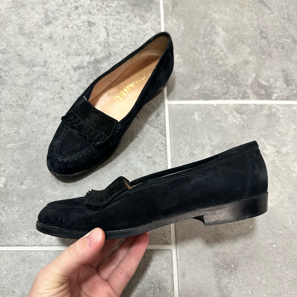 CHANEL Suede Loafers - Picture 2 of 6